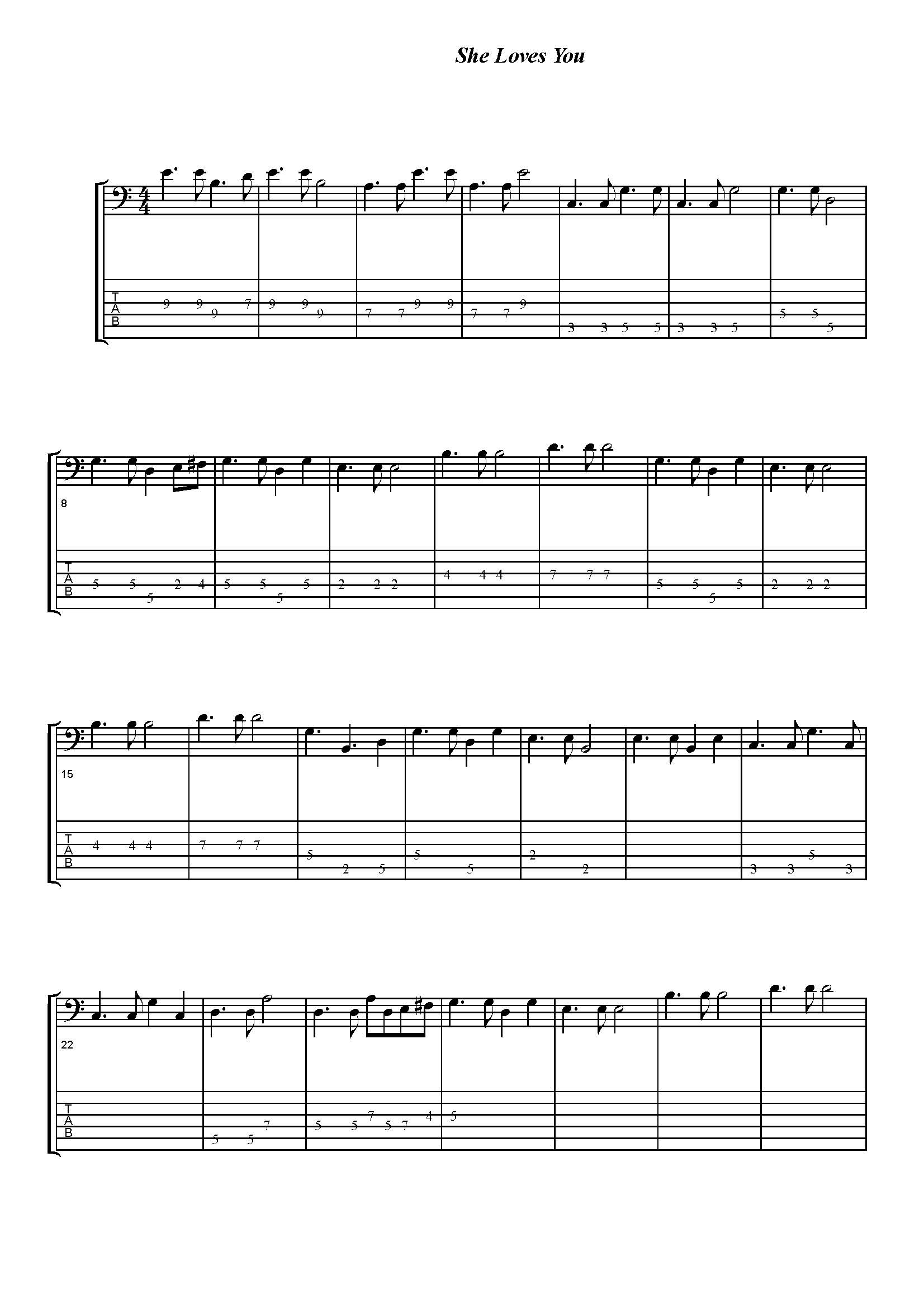 Beatles - She Loves You