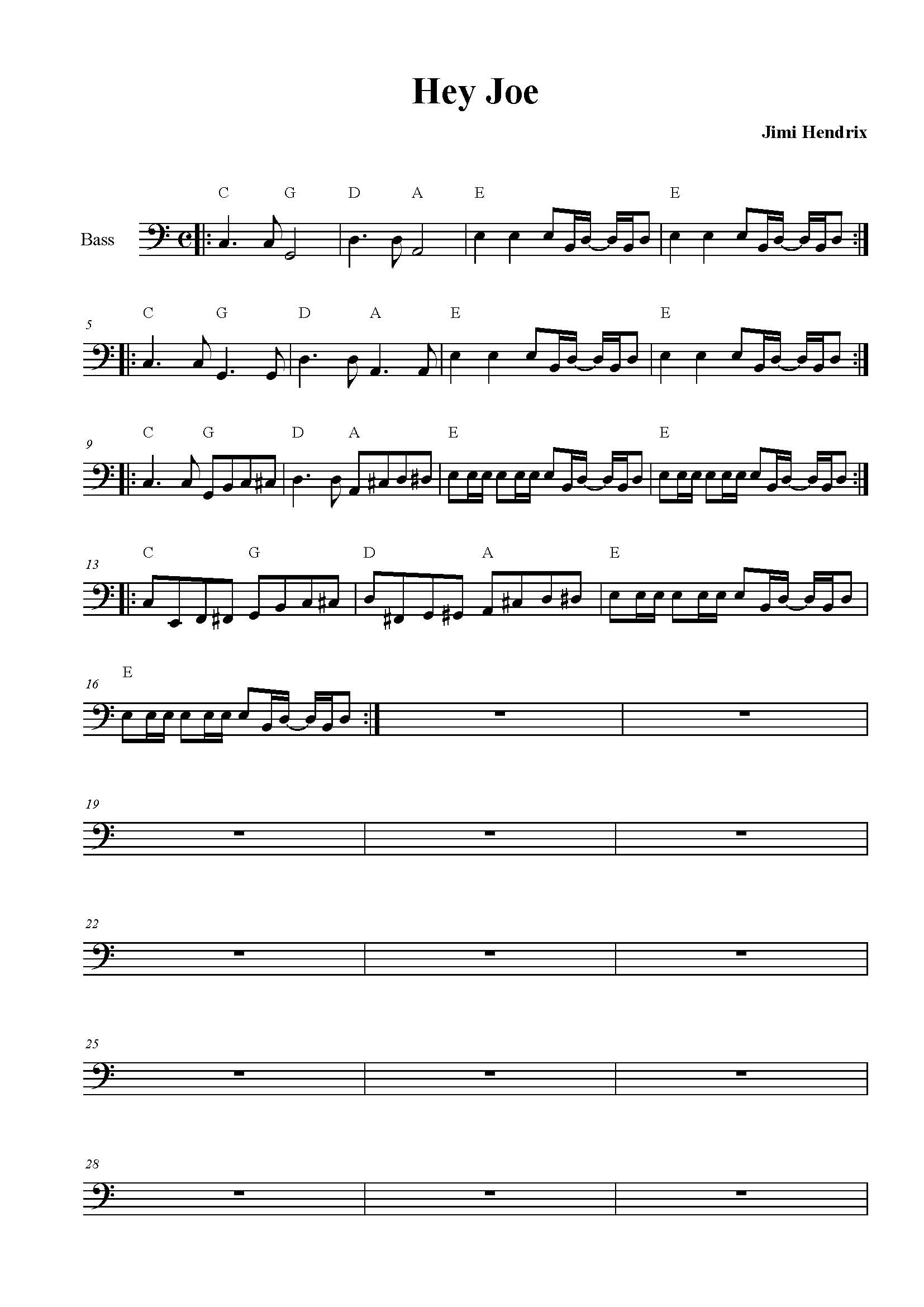 Jimi Hendrix - Hey Joe